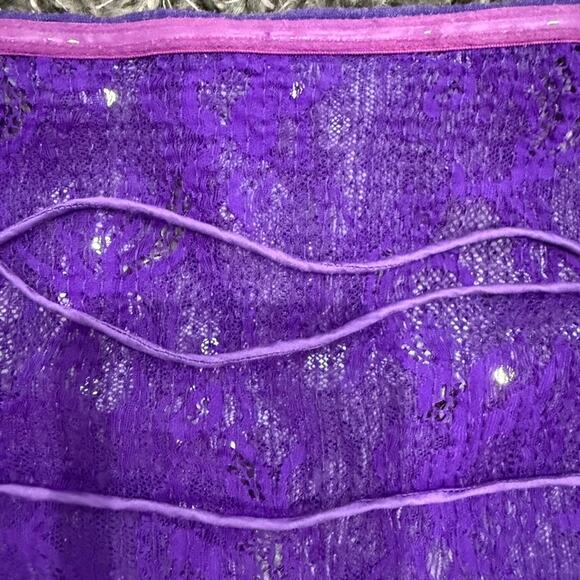 Retrofête Strapless Sequin Lucia Dress in Purple, Size S - Picture 8 of 9